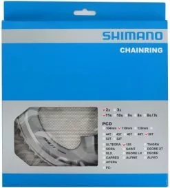 Shimano Plateau Pour FC-R7000 50/34 Dents -Abus Soldes 105 FC R7000 50 silber Verpackung