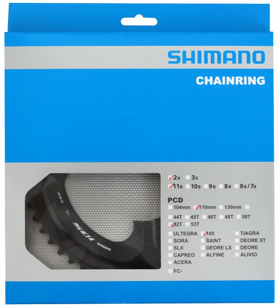 Shimano Plateau Pour FC-R7000 52/36 Dents 3 Shimano Plateau Pour FC-R7000 52/36 Dents – Image 3