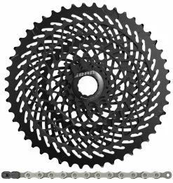 SRAM XG-899 Kit D'usure Cassette E-Block + Chaîne PC EX1 8 Vitesses