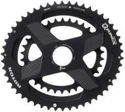 Rotor Q-Rings DM Road Double Plateau -Abus Soldes Road Doppel Kettenblatt Oval 3