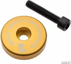 Wolf Tooth Components Capuchon Ahead Ultraléger Spacer Intégré De 5 Mm -Abus Soldes STEMCAP5MMGLD