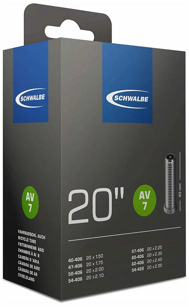 Schwalbe Tuyau AV 7 Pour 20 1 Schwalbe Tuyau AV 7 Pour 20