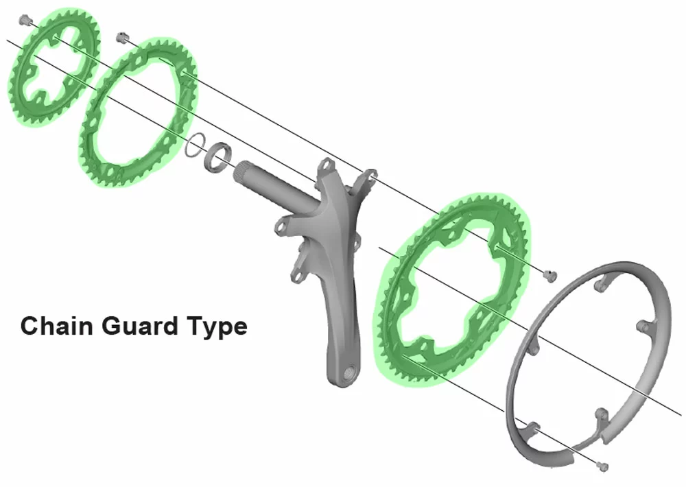 Shimano SORA FC-R3030/FC-3503 Plateau Pour Garde-Chaîne 5 Shimano SORA FC-R3030/FC-3503 Plateau Pour Garde-Chaîne – Image 5