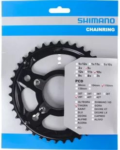 Shimano Plateau De Pédalier TIAGRA FC-4703 -Abus Soldes Shimano TIAGRA FC 4703 Kettenblatt 39T Y1RD98050