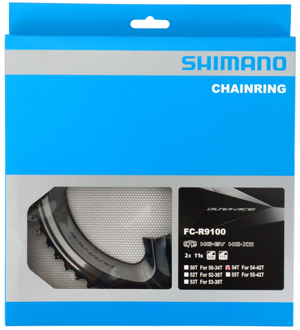Shimano Plateau DURA ACE Pour FC-R9100 55-54/42 Dents 5 Shimano Plateau DURA ACE Pour FC-R9100 55-54/42 Dents – Image 5