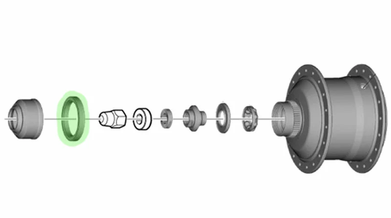 Shimano Bague D'espacement Center-Lock Pour Moyeux De Transmission ALFINE 3 Shimano Bague D'espacement Center-Lock Pour Moyeux De Transmission ALFINE – Image 3